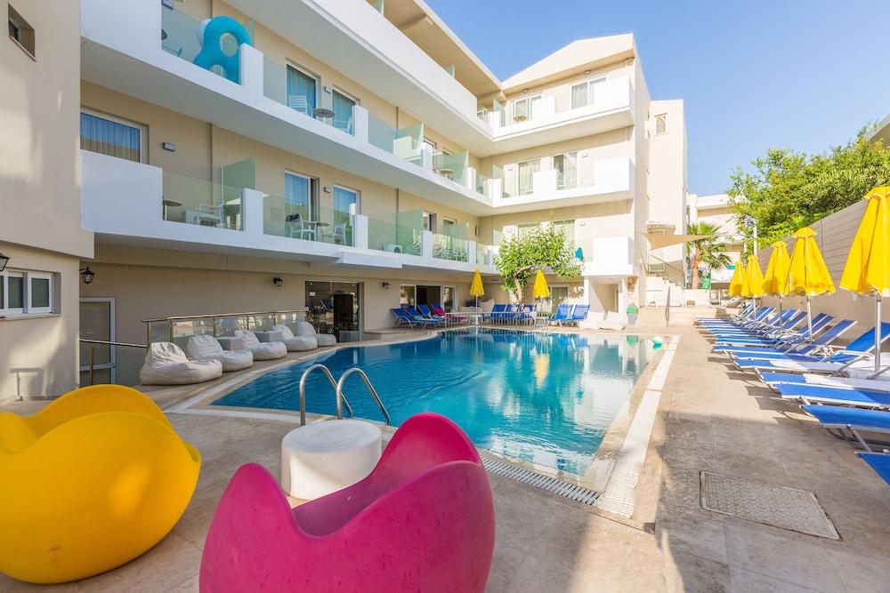 Dimitrios Beach Hotel Adults Friendly 14 Plus Rethimno Eksteriør billede