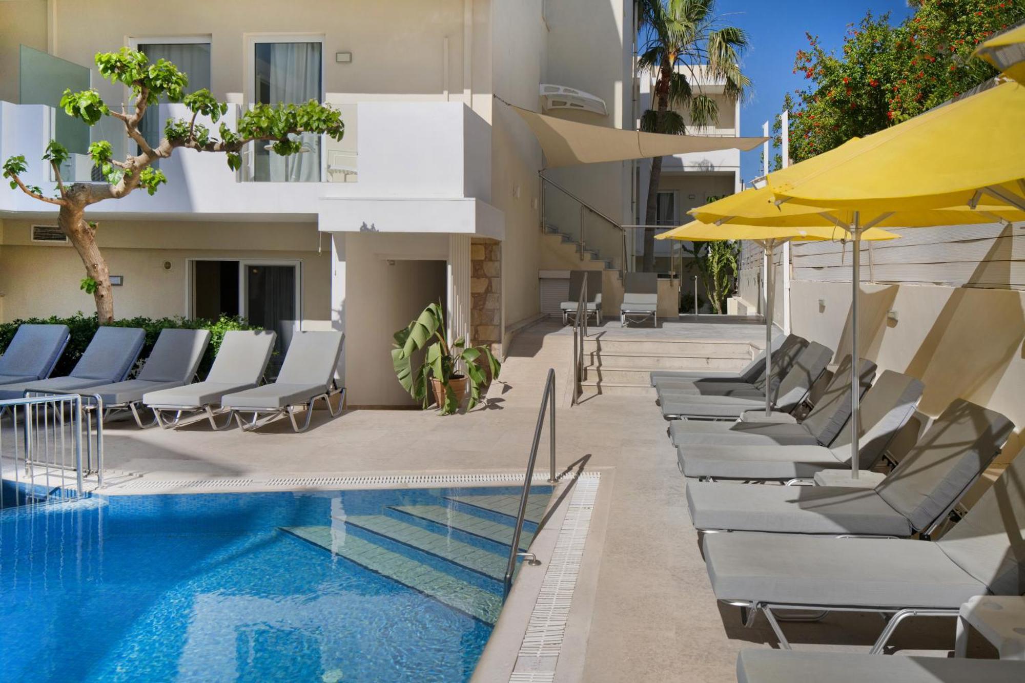 Dimitrios Beach Hotel Adults Friendly 14 Plus Rethimno Eksteriør billede